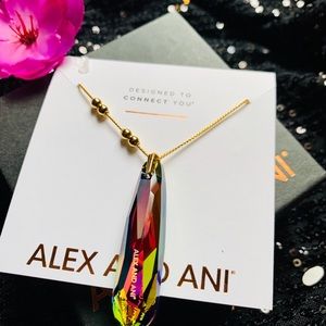 Alex and Ani Swarovski Crystal Infusion Pendant Mermaid Necklace
